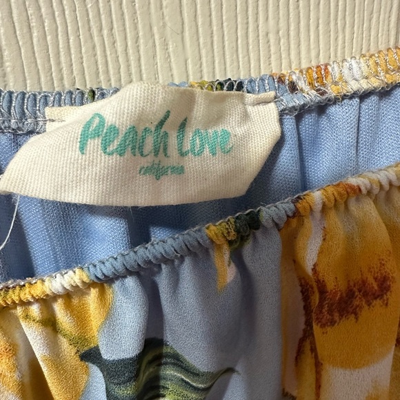 Peach Love Womens Floral Dress Size Medium - Picture 11 of 11